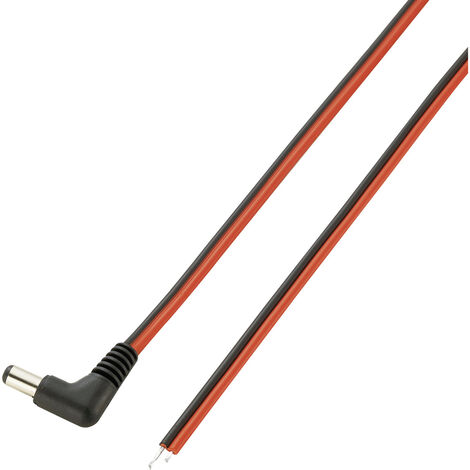 VOLTCRAFT 93025c179 Niedervolt-Anschlusskabel Niedervolt-Stecker - offene Kabelenden 5.5 mm 2.5 mm