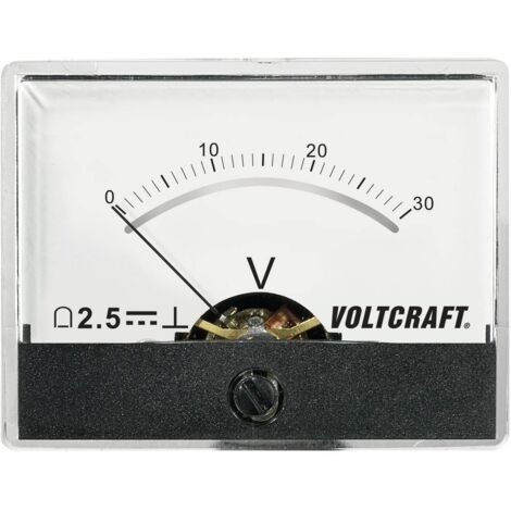 VOLTCRAFT AM-60X46/30V/DC AM-60X46/30V/DC Appareil de mesure à encastrer AM-60X46/60V/DC 30 V Bobine