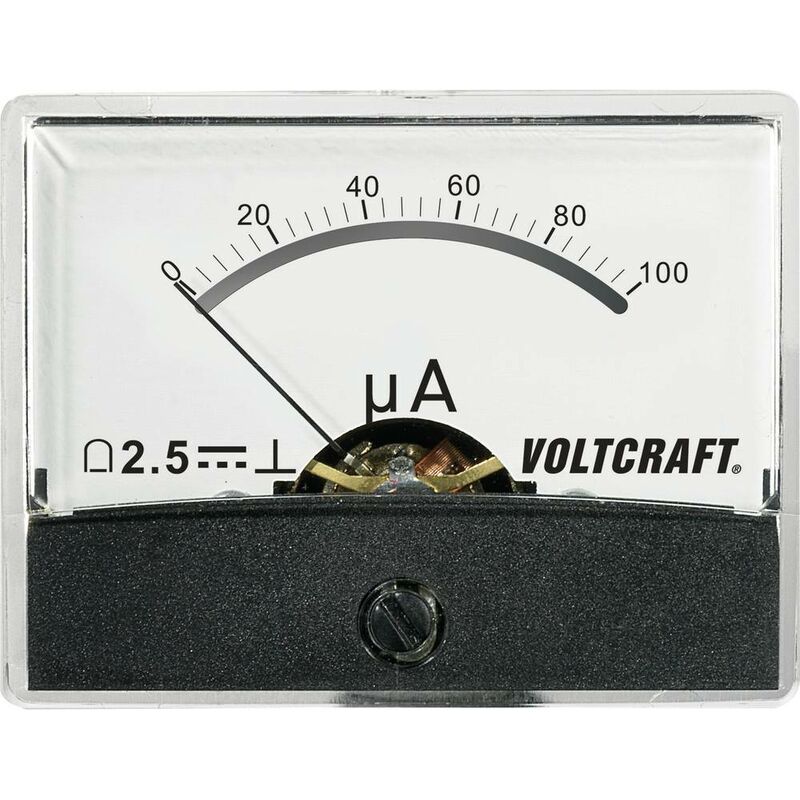 Image of Strumento di misura analogico da pannello VOLTCRAFT AM-60X46/100µA/DC 100 µA N/A