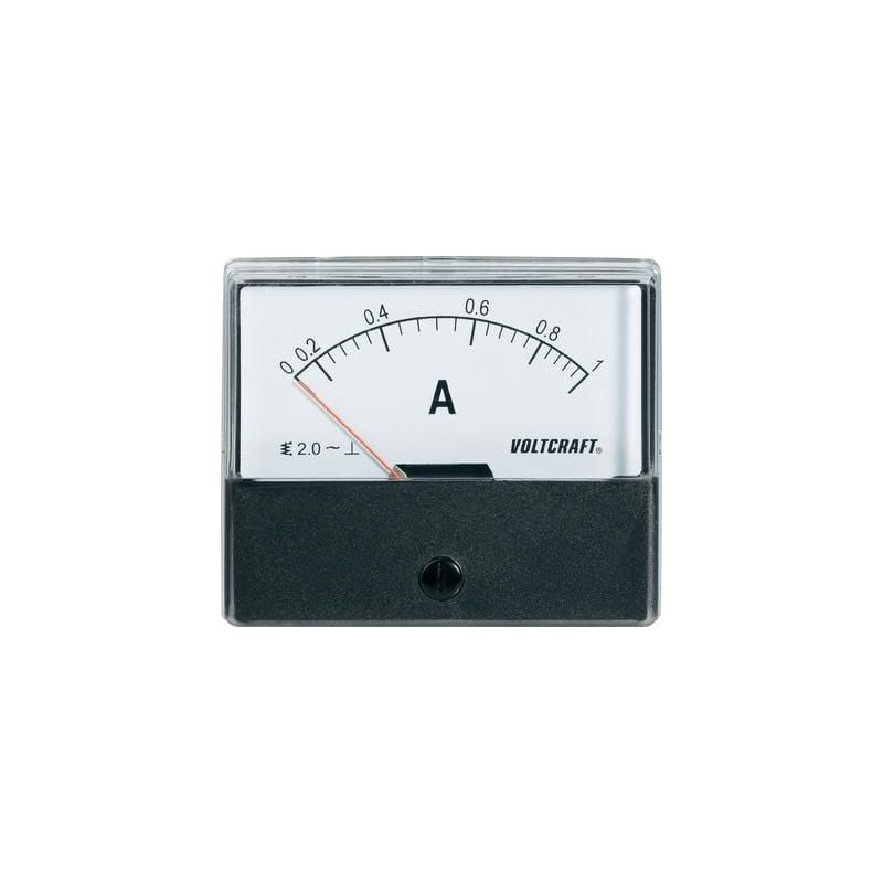 Voltcraft - appareil de mesure encastrable analogique AM-70X60/1A
