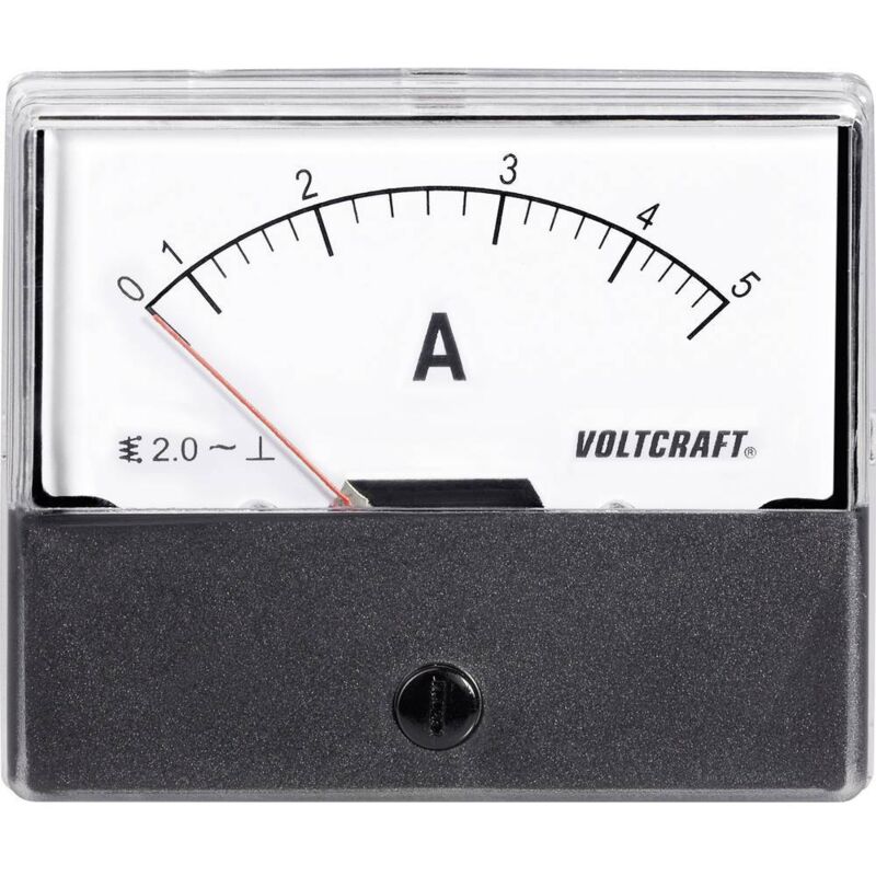 Voltcraft - appareil de mesure encastrable analogique AM-70 x 60/5A