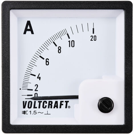 VOLTCRAFT AM-72X72/10A AM-72X72/10A Analog-Einbaumessgerät AM-72X72/10A  10 A Dreheisen