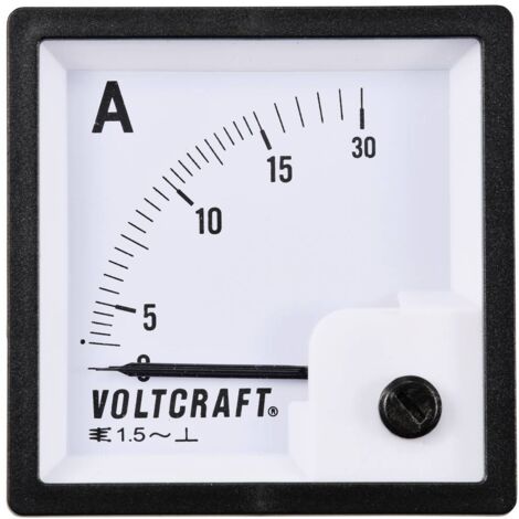 VOLTCRAFT AM-72X72/15A AM-72X72/15A Appareil de mesure encastrable analogique AM-72X72/15A 15 A Ferr