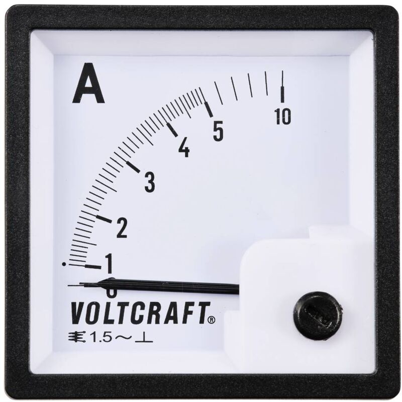 Image of Strumento di misura analogico da pannello Voltcraft AM-72X72/5A 5 a n/a
