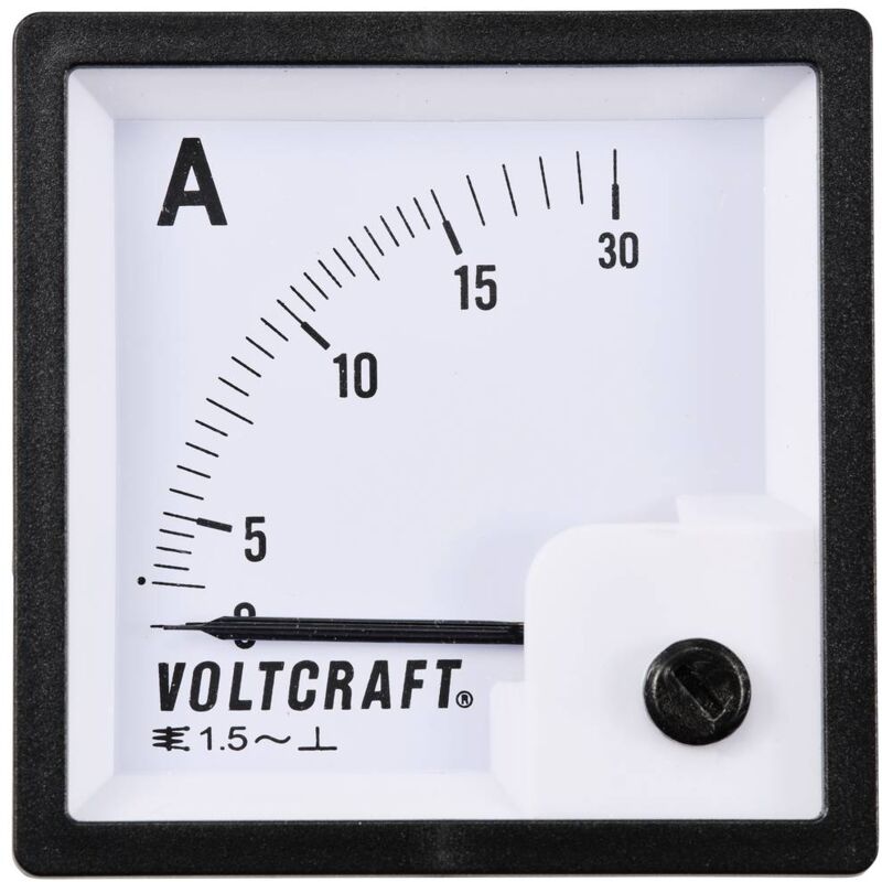 Image of Strumento di misura analogico da pannello Voltcraft AM-72X72/15A 15 a n/a
