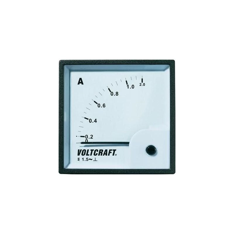 Appareil De Mesure Encastrable Analogique Voltcraft Am-72x72/50hz Am-72x72/1a