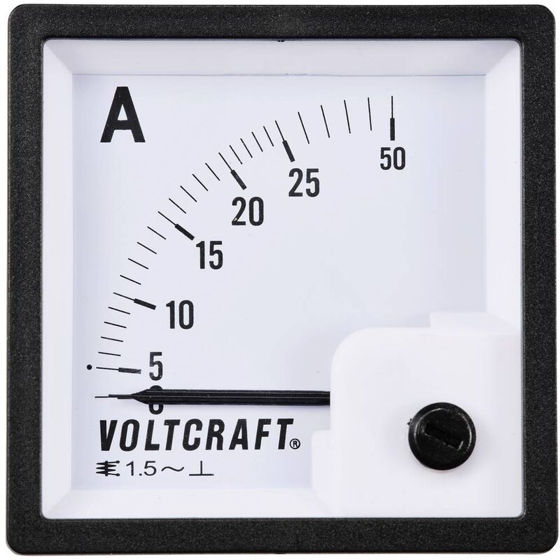 Image of Voltcraft - Strumento di misura analogico da pannello AM-72X72/25A 25 a n/a