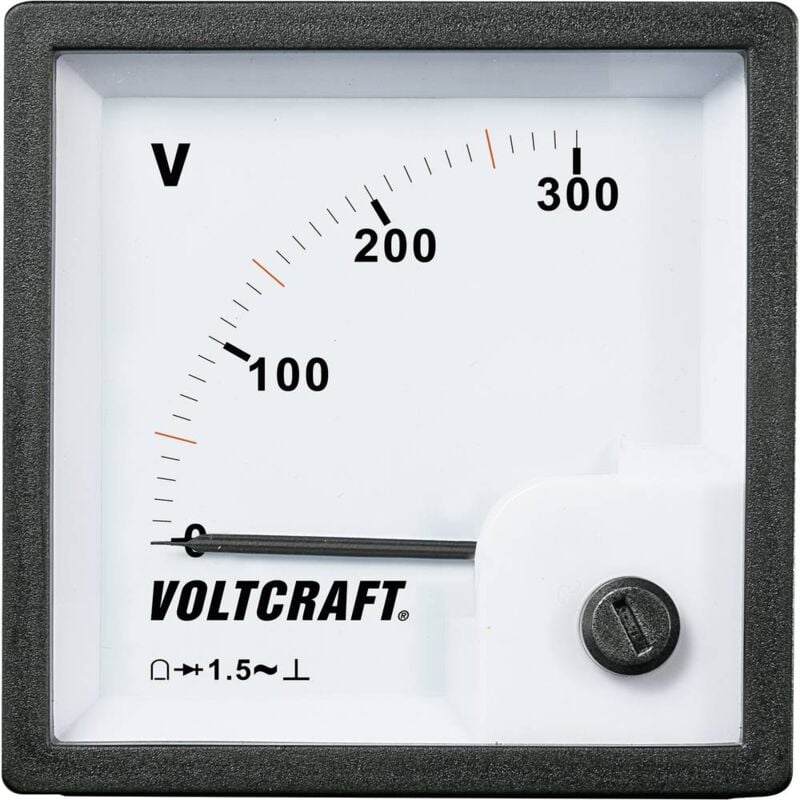 Image of Voltcraft - Strumento di misura analogico da pannello AM-72x72/300V 300 v n/a