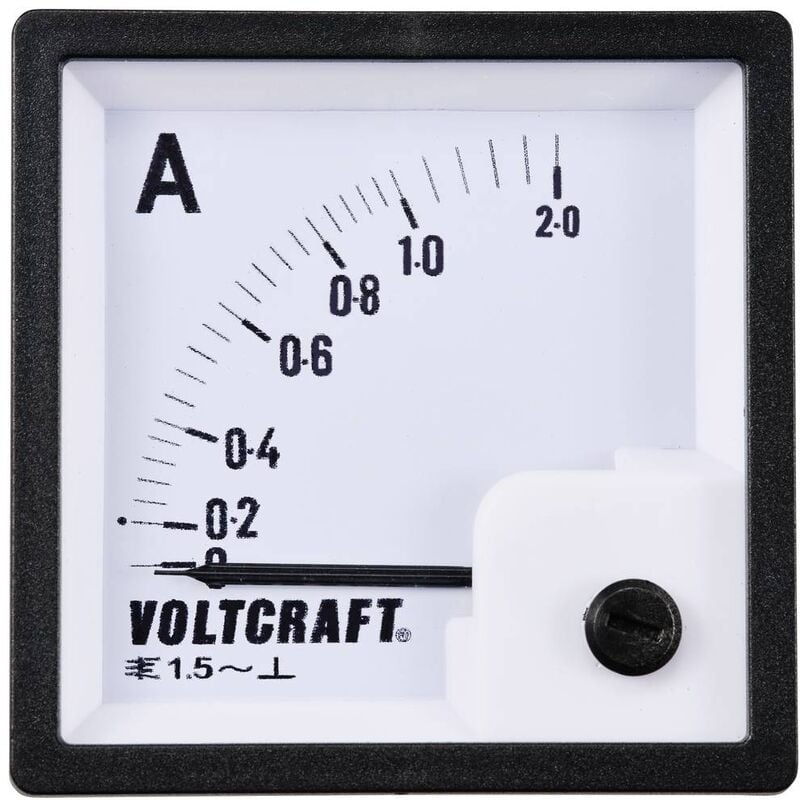 Image of Strumento di misura analogico da pannello VOLTCRAFT AM-72X72/1A 1 A N/A