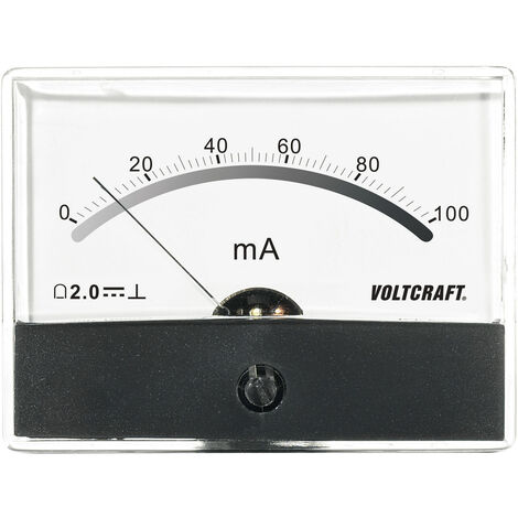 VOLTCRAFT AM-86X65/100MA AM-86X65/100MA Einbau-Messgerät AM-86X65/100mA/DC   Drehspule