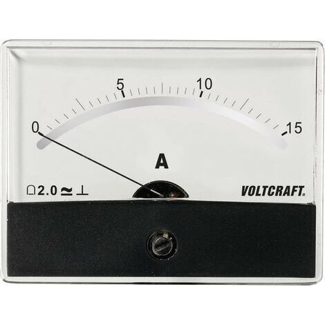 VOLTCRAFT AM-86X65/15A/DC AM-86X65/15A/DC Appareil de mesure à encastrer AM-86X65/15A/DC 15 A Bobine