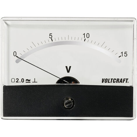 VOLTCRAFT AM-86X65/15V/DC AM-86X65/15V/DC Einbau-Messgerät AM-86X65/15V/DC   Drehspule
