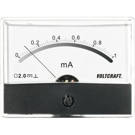 VOLTCRAFT AM-86X65/1MA AM-86X65/1MA Appareil de mesure à encastrer AM-86X65/1mA/DC 1 mA Bobine