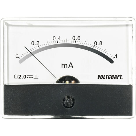 VOLTCRAFT AM-86X65/1MA AM-86X65/1MA Einbau-Messgerät AM-86X65/1mA/DC   Drehspule
