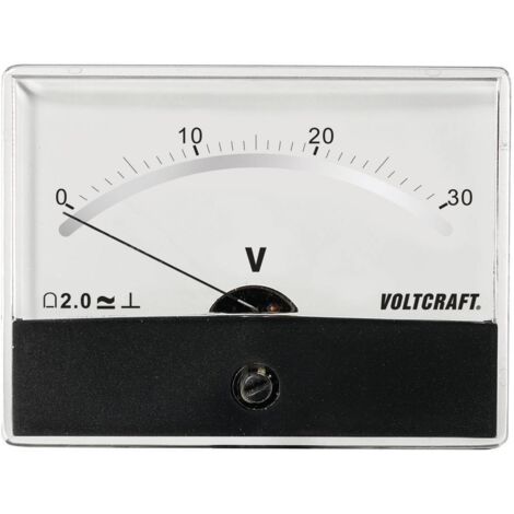 VOLTCRAFT AM-86X65/30V/DC AM-86X65/30V/DC Appareil de mesure à encastrer AM-86X65/30V/DC 30 V Bobine