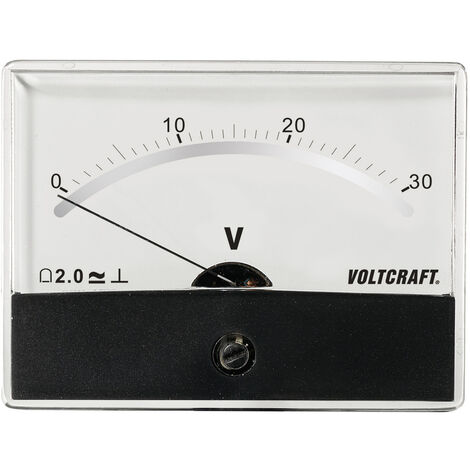VOLTCRAFT AM-86X65/30V/DC AM-86X65/30V/DC Einbau-Messgerät AM-86X65/30V/DC   Drehspule