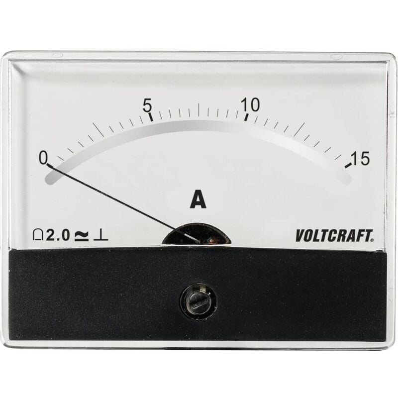 Image of Voltcraft - AM-86X65/15A/DC tester da pannello per temperatura AM-86X65/15A/DC 15 a bobina rotante