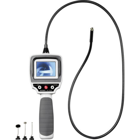 VEVOR Endoskopkamera Dreifachlinse 5 IPS-Bildschirm 854x480  Inspektionskamera 5m Kabel Rohrkamera 5000mAh Akku für 5-6Std. Kanalkamera  IP67 Endoskop 180°Drehbar Automotoren Abwasserkanäle HVAC-Kanäle