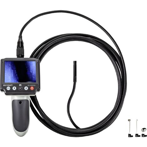 Voltcraft – Caméra d'inspection endoscope 8 mm Ø – Longueur de sonde 5 m – VC11254710 – Éclairage LED blanc – Résolution 640 x 480 pixels - A370152