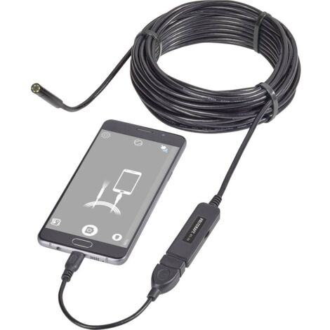 Voltcraft – Caméra d'inspection USB 9.85m Ø 8mm – VC8919590 – Résolution 1600x1200 pixels – 6 LED pour zones difficiles d'accès - D620961