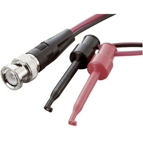 VOLTCRAFT Cordon de mesure BNC 0.80 m noir, rouge Q76321