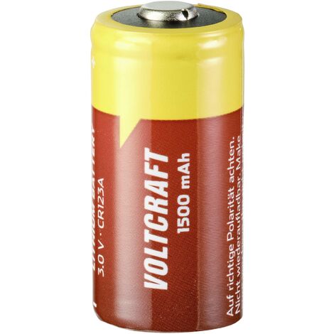 VOLTCRAFT CR123A Pile photo CR-123A lithium 1500 mAh 3 V 1 pc(s) S156132