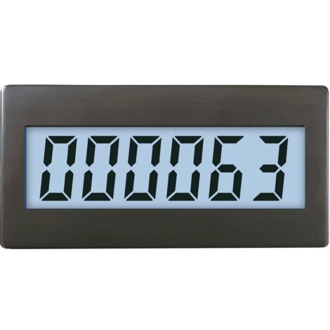 VOLTCRAFT DCM220W COMPTEUR 6 CHIFFRES À ENCASTRER VOLTCRAFT DCM-220W,3 V/DC (CR1220), ALIMENTATI