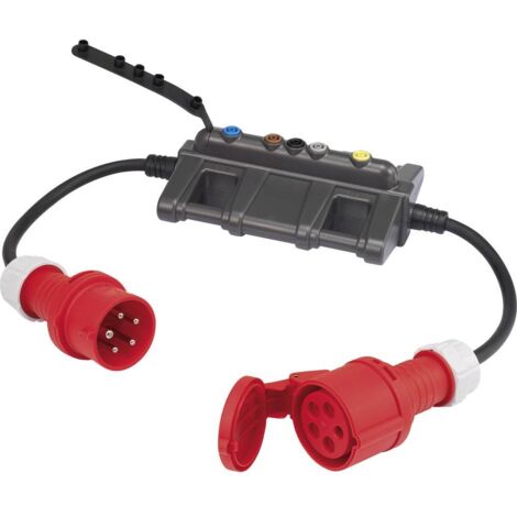 VOLTCRAFT DLA-3L 32 Adaptateur de mesure CEE 32 A - CEE 32 A
