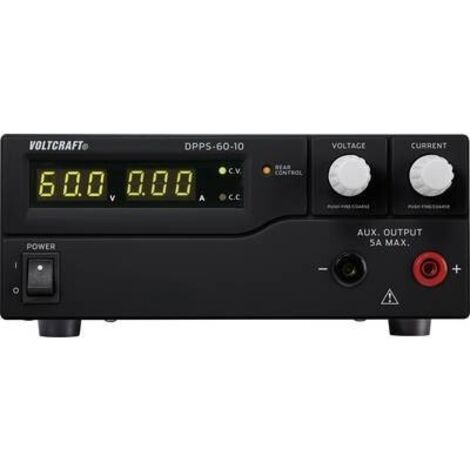 VOLTCRAFT DPPS-60-10 Alimentatore da laboratorio regolabile 1 - 60 V/DC 0 - 10 A 600 W USB Programmabile Num. uscite 1