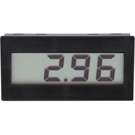 VOLTCRAFT DVM 310 Digitales Einbaumessgerät ±199.9 mV (beliebig erweiterbar durch Vorschalten von Wi
