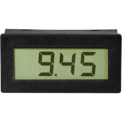 VOLTCRAFT DVM210 Digitales Einbaumessgerät ±199.9 mV (beliebig erweiterbar durch Vorschalten von Wid