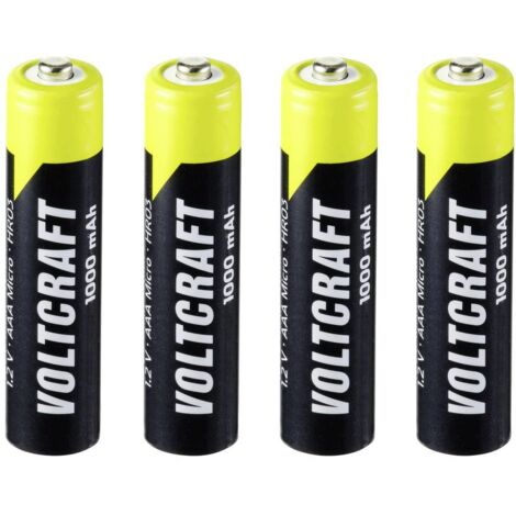 VOLTCRAFT Endurance HR03 Pile rechargeable LR3 (AAA) NiMH 1000 mAh 1.2 V 4 pc(s) S156902