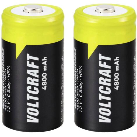 VOLTCRAFT Endurance Pile rechargeable LR14 (C) NiMH 4800 mAh 1.2 V 2 pc(s) S156702