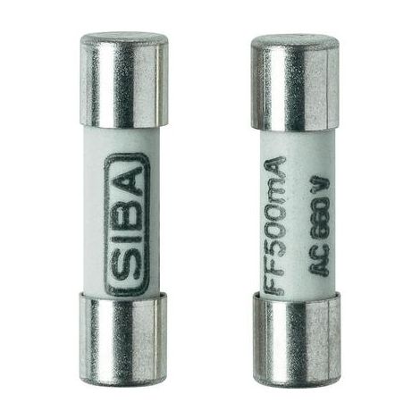 Voltcraft – Fusible de multimètre 5 x 20 mm FF 500 mA – Tension 660 V – Tube céramique avec agent extincteur – 1 pièce