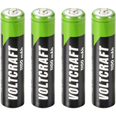 VOLTCRAFT HR03 Micro (AAA)-Akku NiMH 1100 mAh 1.2 V 4 St.