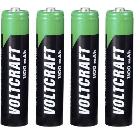 VOLTCRAFT HR03 Pile rechargeable LR3 (AAA) NiMH 1100 mAh 1.2 V 4 pc(s) S156942