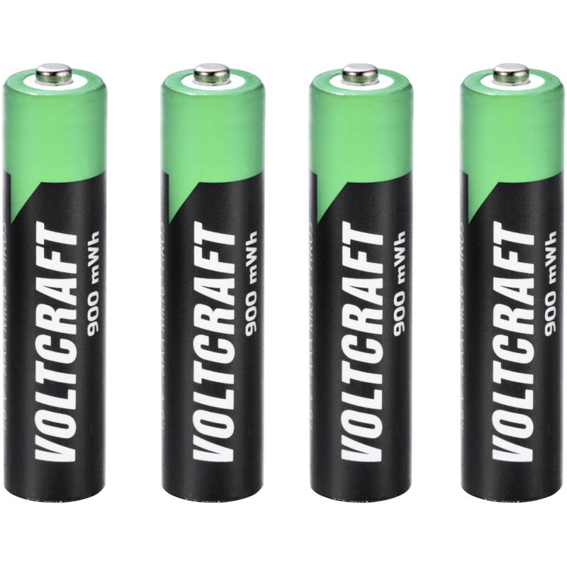 Voltcraft - HR03 Pile rechargeable LR3 (aaa) NiZn 900 mWh/550 mAh 1.6 v 4 pc(s)