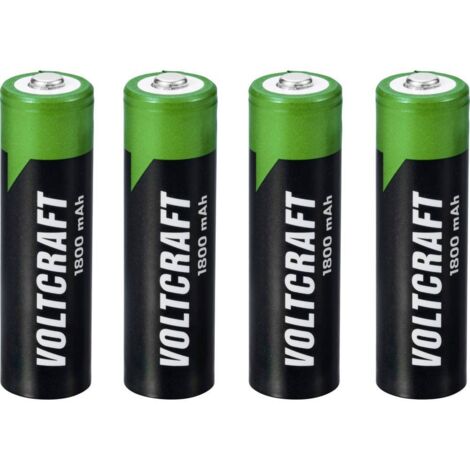 VOLTCRAFT HR06 Pile rechargeable LR6 (AA) NiMH 1800 mAh 1.2 V 4 pc(s) A735753