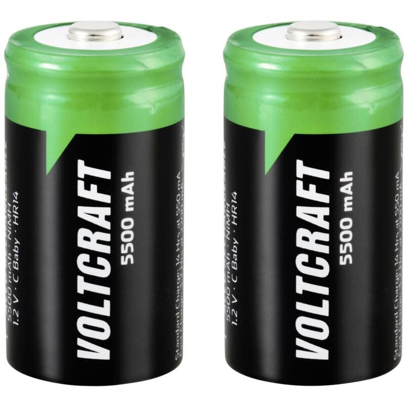 Voltcraft - HR14 Pile rechargeable LR14 (c) NiMH 5500 mAh 1.2 v 2 pc(s)