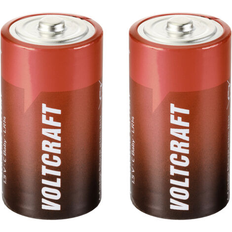 VOLTCRAFT Industrial LR14 Baby (C)-Batterie Alkali-Mangan 7500 mAh 1.5 V 2 St.