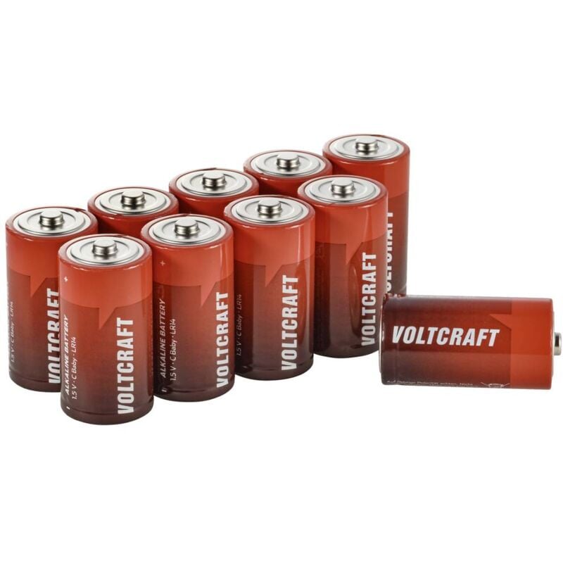 Industrial LR14 Pile LR14 (c) alcaline(s) 8000 mAh 1.5 v 10 pc(s) - Voltcraft