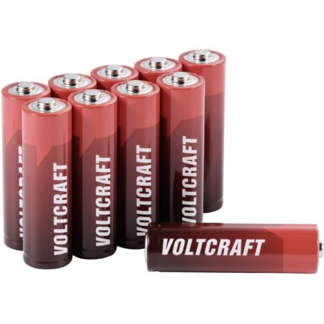 VOLTCRAFT Industrial LR6 Pile LR6 (AA) alcaline(s) 3000 mAh 1.5 V 10 pc(s) C925442