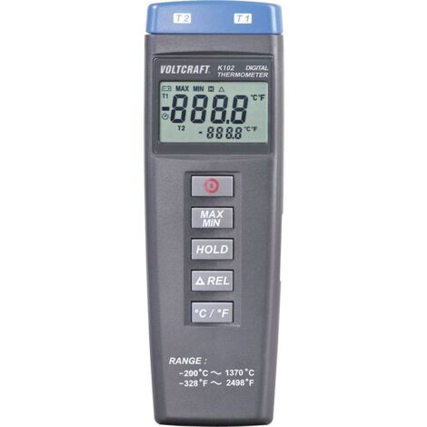 VOLTCRAFT K102 Appareil de mesure de température -200 - +1370 °C sonde K Q77295