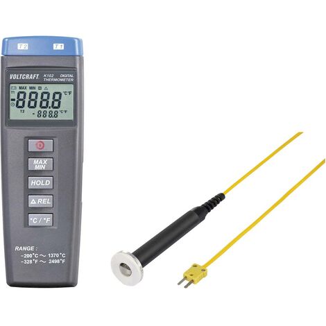 VOLTCRAFT K102 + TP 302 Termometro -200 - +1370 °C Sensore tipo K