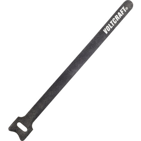 VOLTCRAFT Klett Kabelbinder 200mm Klett Kabelbinder 200mm (L x B) 200 mm x 12 mm Dark-Grey
