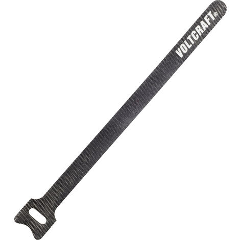 VOLTCRAFT Klett Kabelbinder 420mm Klett Kabelbinder 420mm (L x B) 420 mm x 12 mm Dunkelgrau