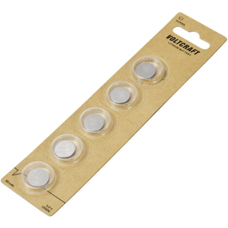 VOLTCRAFT Knopfzelle CR 1616 3 V 5 St. 50 mAh Lithium VC-11894995