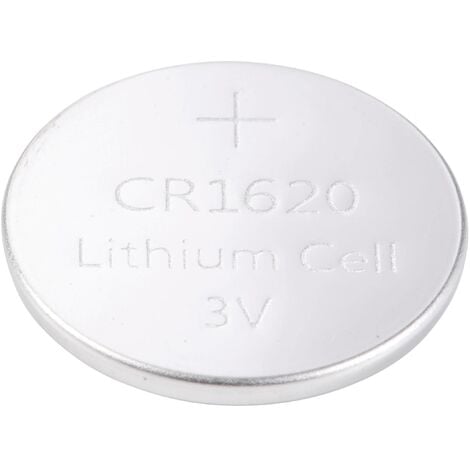 Pile bouton lithium blister CR1620 3V 70mAh