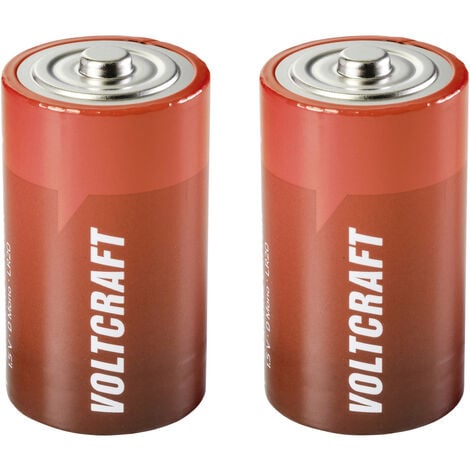 VOLTCRAFT LR20 Mono (D)-Batterie Alkali-Mangan 18000 mAh 1.5 V 2 St.