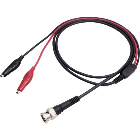 VOLTCRAFT MSC-100 Cordon de mesure BNC 114.00 cm noir, rouge